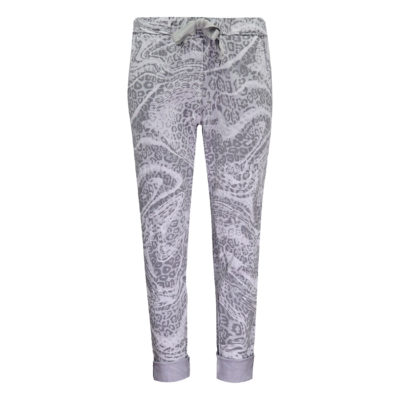 Heartkiss • grijze broek luipaard