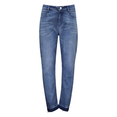 Milano Italy • blauwe mom fit jeans
