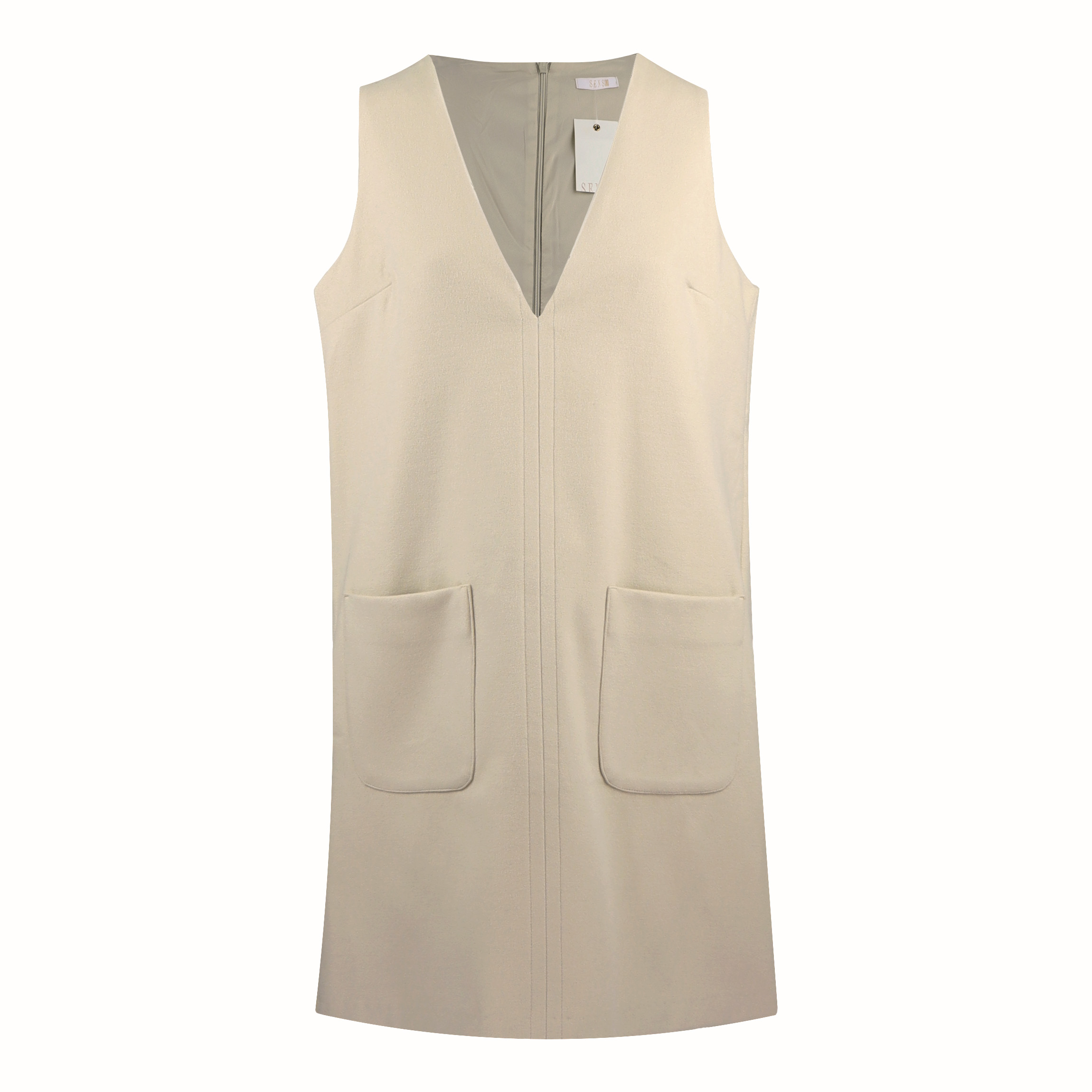 Senso • Beige Jurk Mira • 38