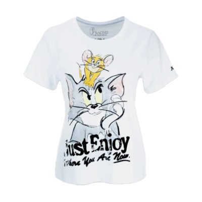 Frogbox • wit t-shirt Tom and Jerry