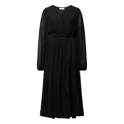 Princess goes Hollywood • zwarte plissé jurk