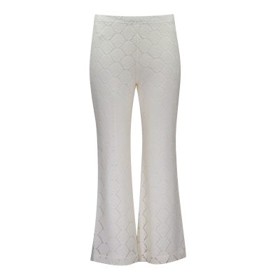 Ana Alcazar • gehaakte off white pantalon