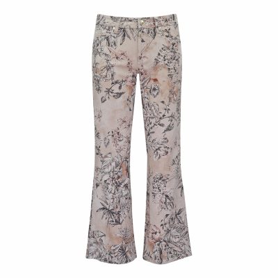 Cambio • beige jeans bloem