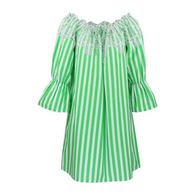 Princess goes Hollywood • groen gestreepte jurk