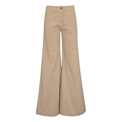 Semicouture • flared pantalon beige