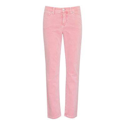 Cambio • roze velvet Piper Cropped broek