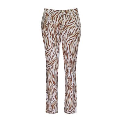 MAC • Melanie 7/8 broek bruin wit