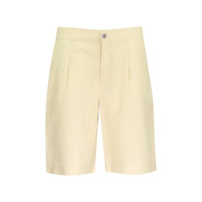 MAC • lichtgele linnen Suvi short