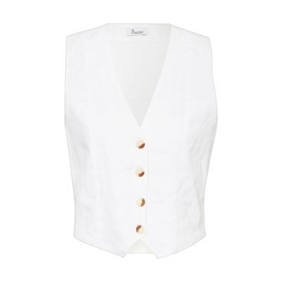 Princess goes Hollywood • wit linnen gilet