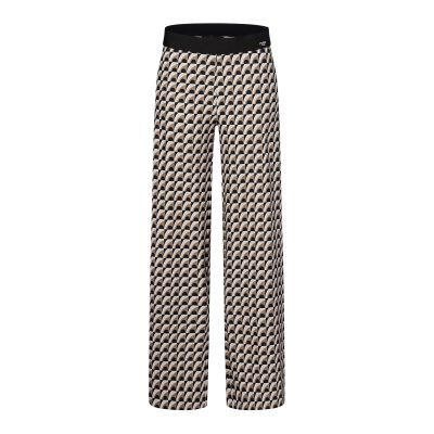Cambio • wijde broek Allison motief