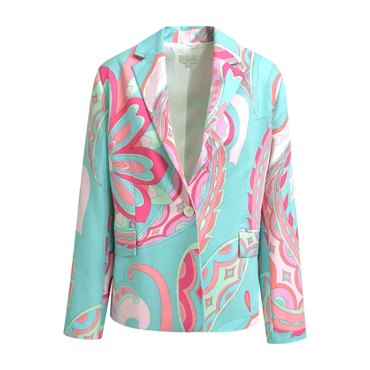 Milano Italy • Turquoise Blazer • 36
