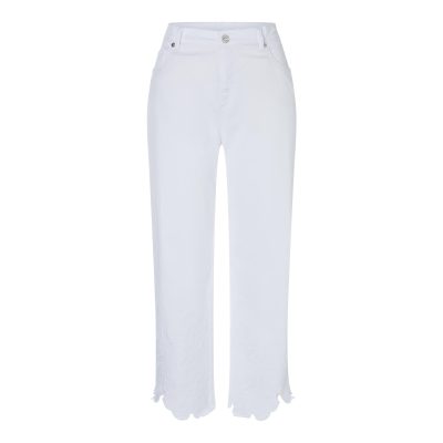 MAC • witte Chiara cropped flower broek