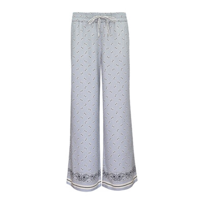 Cambio • lichtgrijze broek met motief
