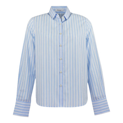 Soluzione • blauw wit gestreepte blouse