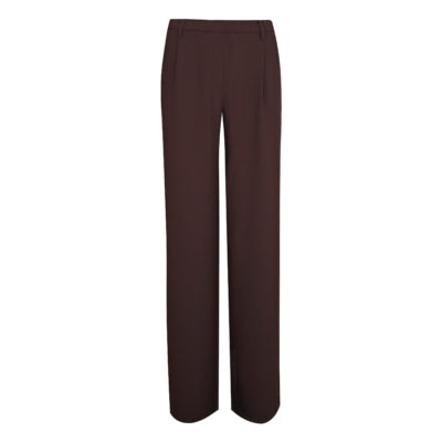 MAC • donkerbruine Chiara pleat broek