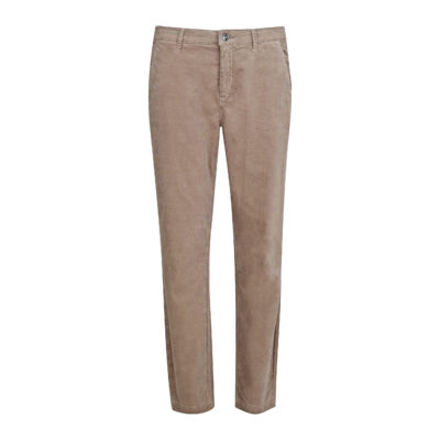 MAC • bruine ribfluwelen Chino