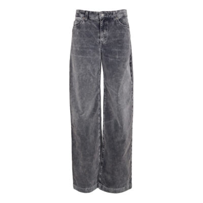 MAC • grijze velvet Maine broek