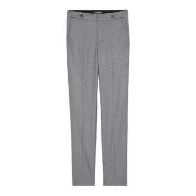 Zadig & Voltaire • grijze pantalon Panny strass