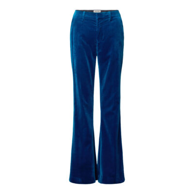 Zadig & Voltaire • pantalon Prevy velvet blauw
