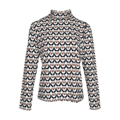 Louis and Mia • shirt met bruin motief