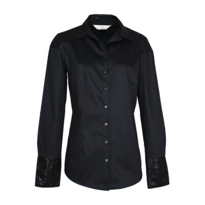 Max Volmáry • zwarte blouse pailletten