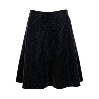 Frogbox • zwarte rok in faux suede
