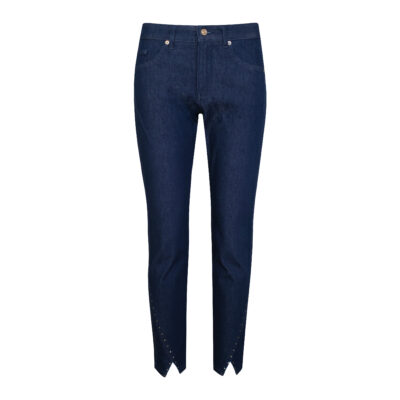 MAC • blauwe Deja hem glam jeans