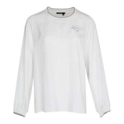 Marc Aurel • wit long sleeve shirt