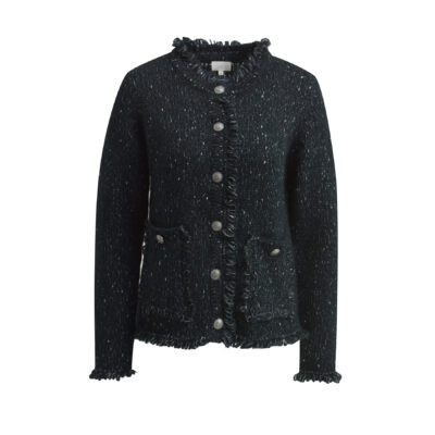 Milano Italy • zwart mohair vest
