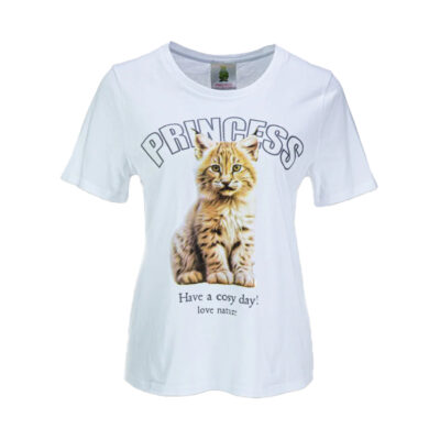 Princess goes Hollywood • wit t-shirt lynx