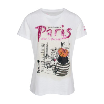 Princess goes Hollywood • wit t-shirt Paris