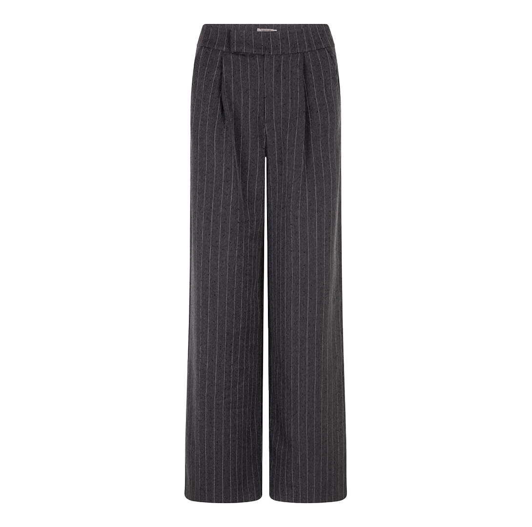 EsQualo • Grijze Pantalon Met Steentjes • 42