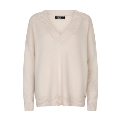 Ibana • beige wollen trui Kellen