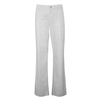 MAC • gestreepte Chiara cotton broek