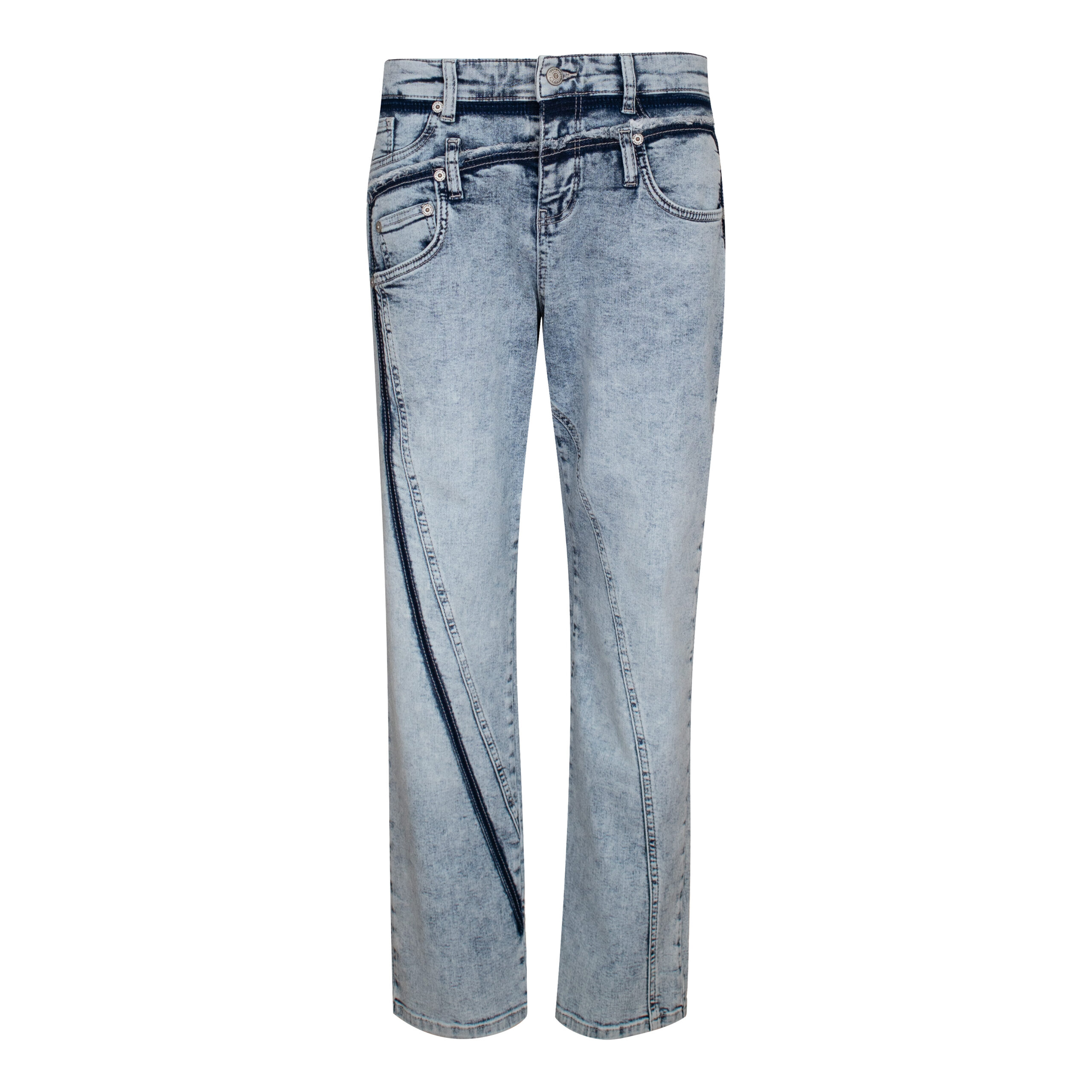 MAC • blauwe gebleekte Kansas jeans • 36