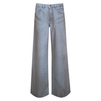 MAC • blauw bruine Palazzo jeans