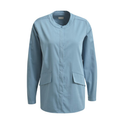 Milano Italy • blauwe blouse klep