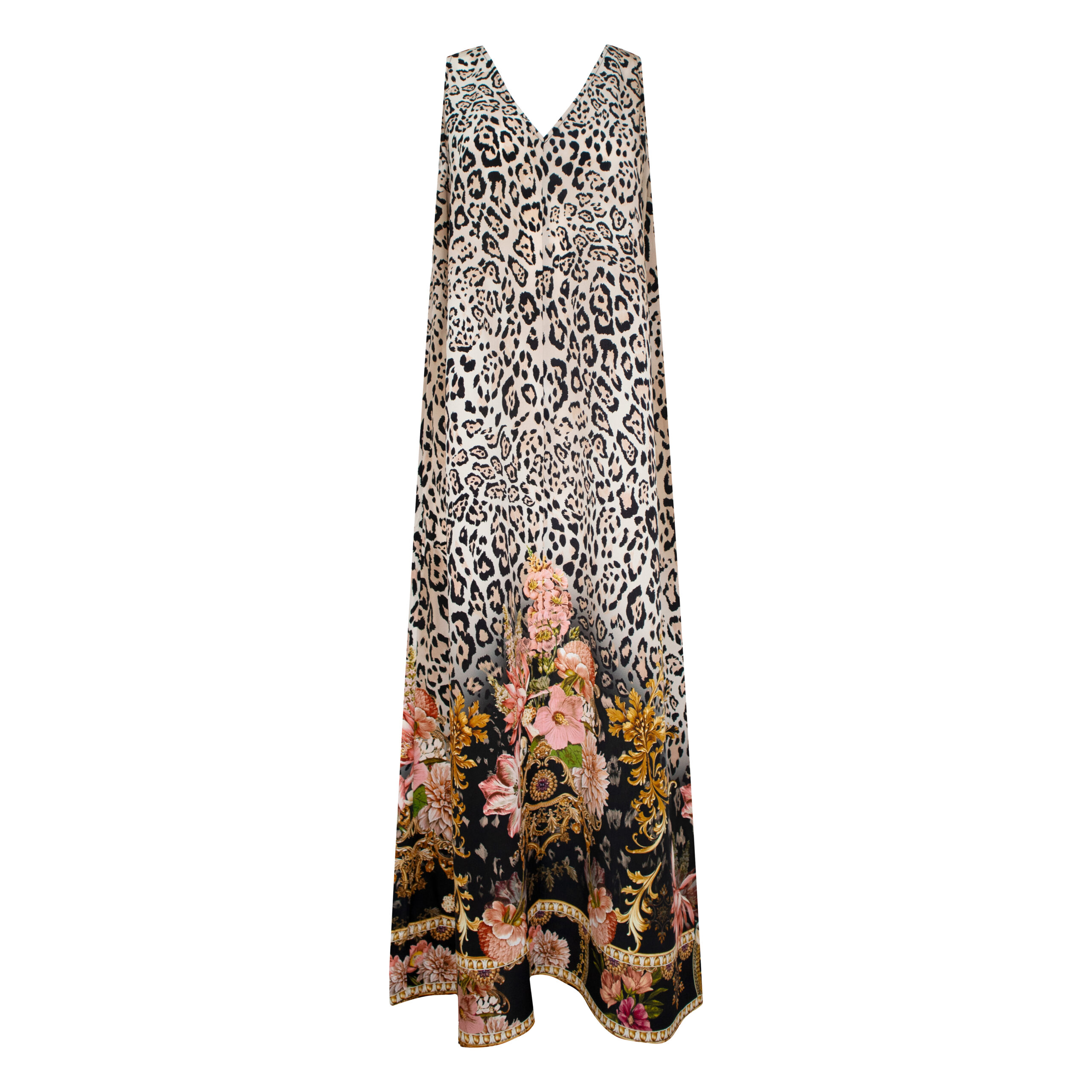 Princess goes Hollywood • zijden luipaard jurk • 36