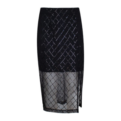Princess goes Hollywood • zwarte midi rok