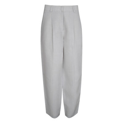 Cambio • lichtgrijze Elaine pleat pantalon