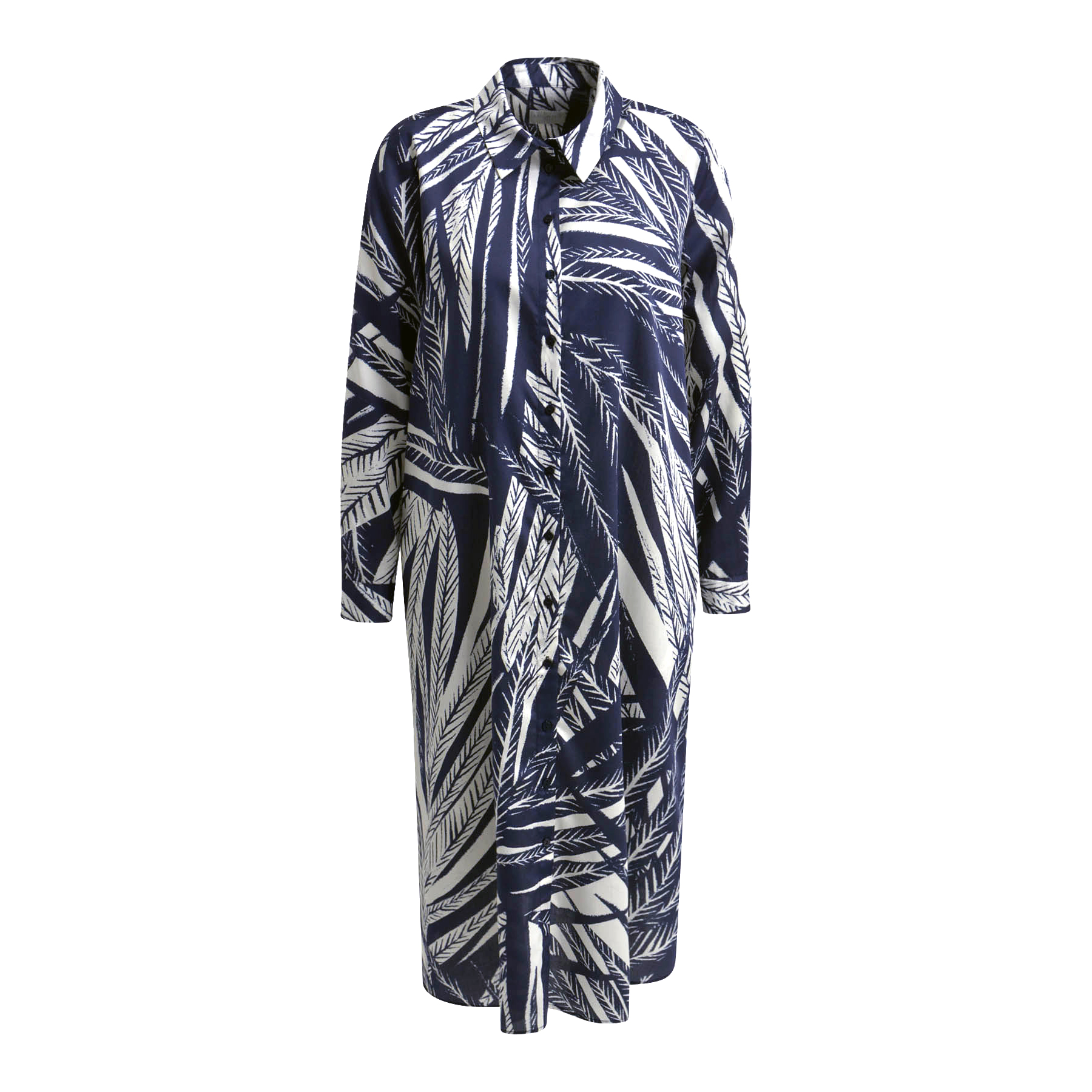 Milano Italy • Blouse Jurk Navy Print • 36