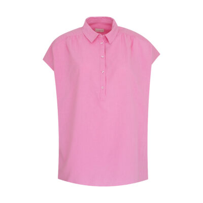 Milano Italy • roze linnen top