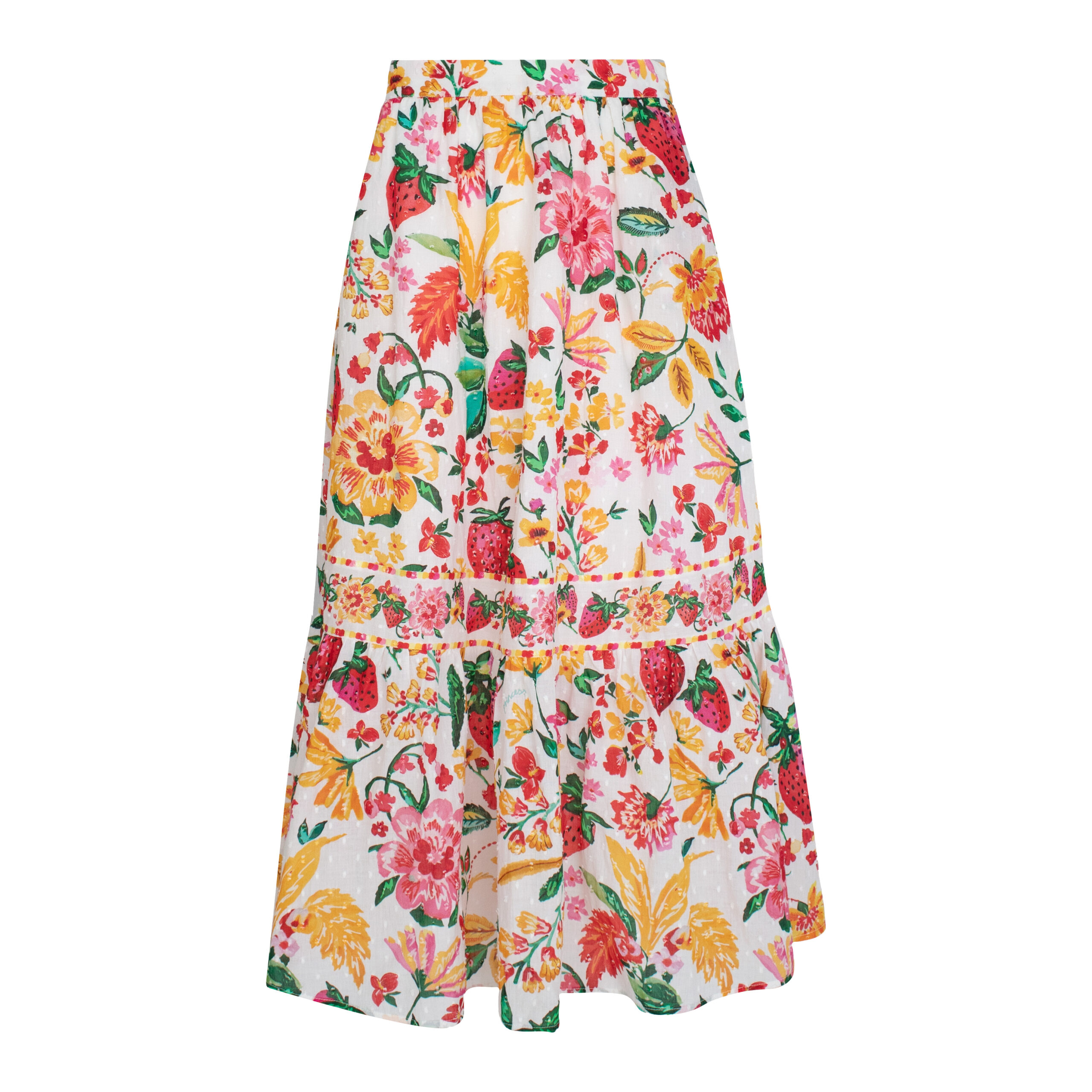 Princess goes Hollywood • bloemen midi rok • 36