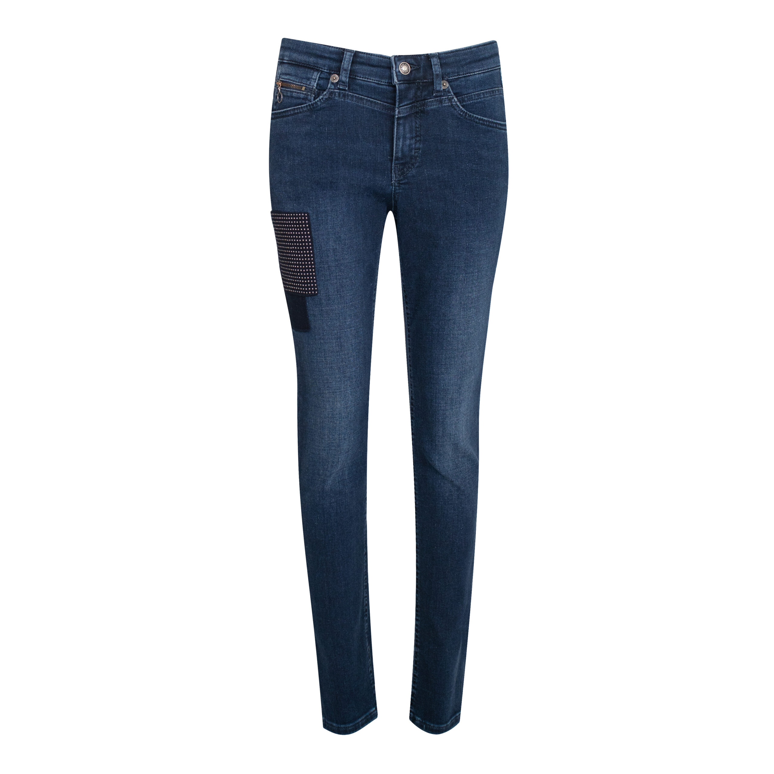 MAC • Rich Slim glitter patch jeans • 36