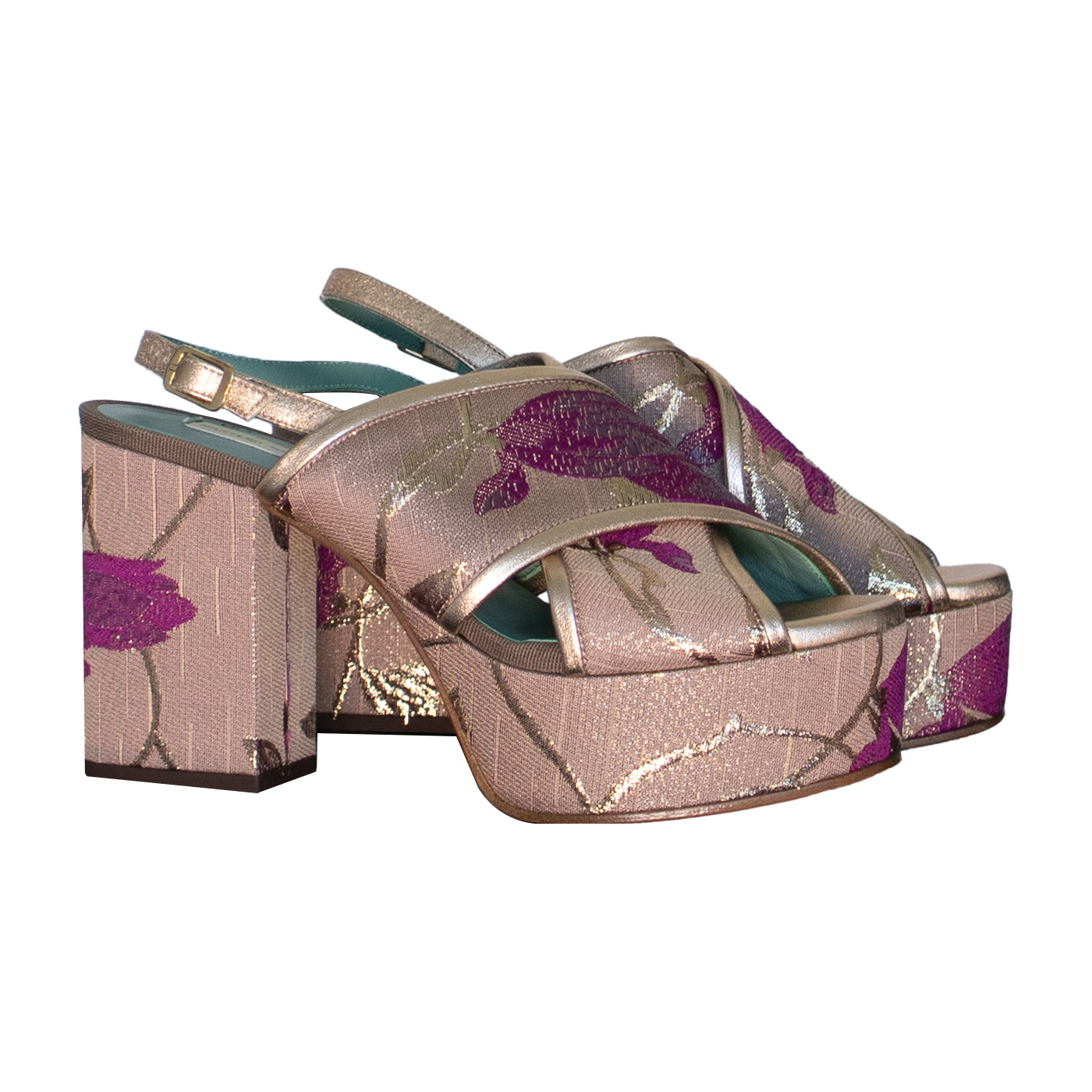 Paola D'arcano • sandalen roze goud • 37.5