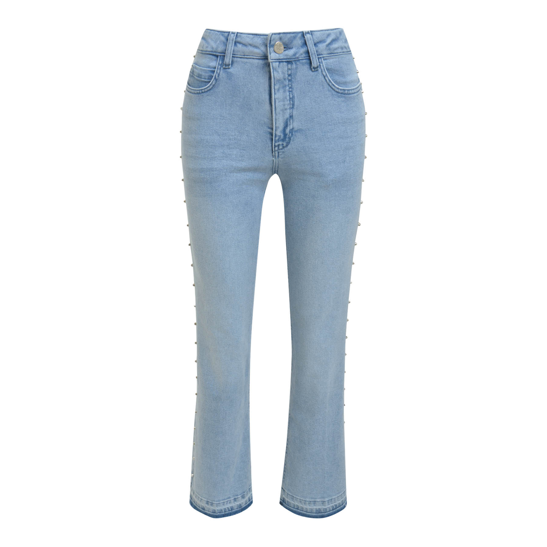 Milano Italy • Lichtblauwe Jeans Met Studs • 36
