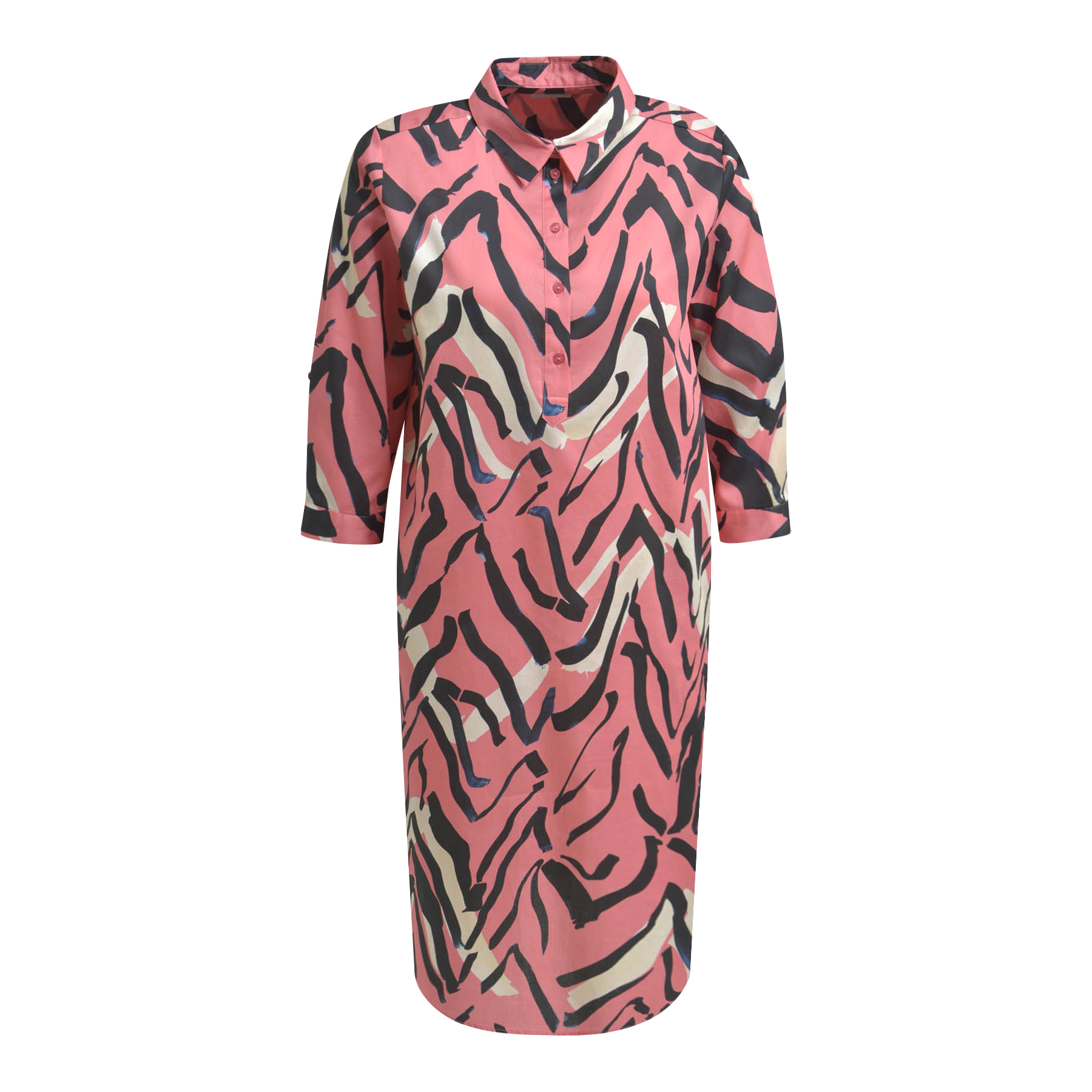 Milano Italy • Roze Overhemd Jurk • 36