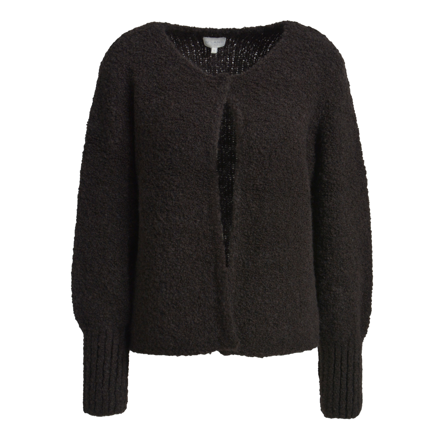 Milano Italy • Donkerbruin Wollen Vest • S